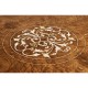 Burl & mother of pearl centre table