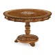 Burl & mother of pearl centre table