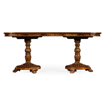 Mahogany Pedestal Dining Table 71
