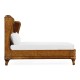 Louis XV Style Burl Walnut & Mother Of Pearl UK King Bed
