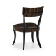 Art Deco Macassar Ebony High Lustre Dining Side Chair