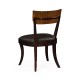 Art Deco High Lustre Rosewood Dining Side Chair