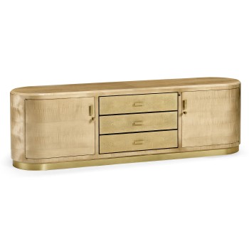 Art Deco High Lustre Champagne TV Entertaiment