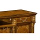 Burl & Mother of Pearl Inlaid Sideboard (Wood Door)