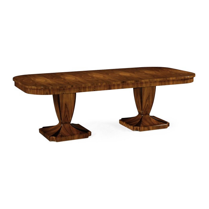 Double Pedestal Dining Table - High Sheen 95