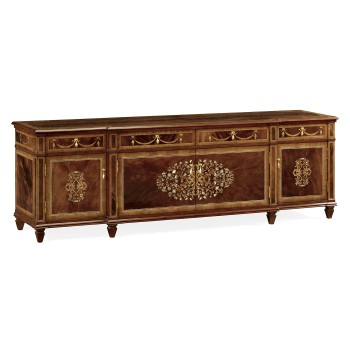 Low Mahogany & Mother of Pearl Entertainment Unit