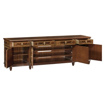 Low Mahogany & Mother of Pearl Entertainment Unit
