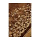 Mahogany Demilune Console Table