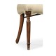 Sheraton Side Chair with Shield Back in Mahogany High Gloss & MOP Details