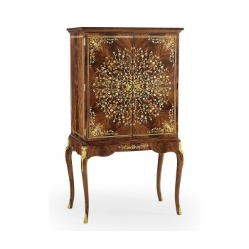 Mahogany & Mother of Pearl Drinks Cabinet