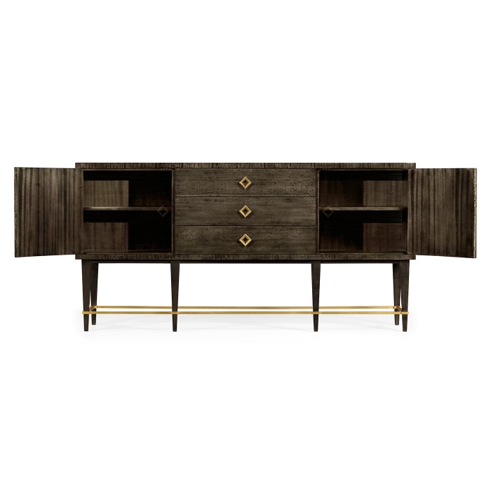 Smoked Grey Figured Eucalyptus Buffet