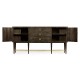 Smoked Grey Figured Eucalyptus Buffet
