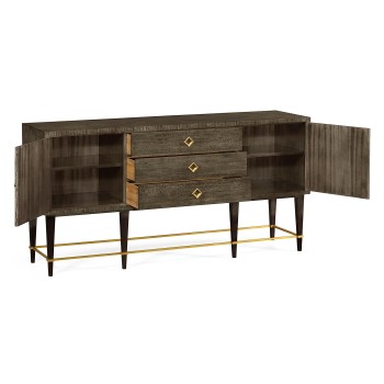 Smoked Grey Figured Eucalyptus Buffet