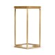 Double Diamond Bookmatched Walnut Side Table