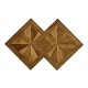Double Diamond Bookmatched Walnut Side Table