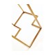 Double Diamond Bookmatched Walnut Side Table