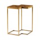 Double Diamond Bookmatched Walnut Side Table