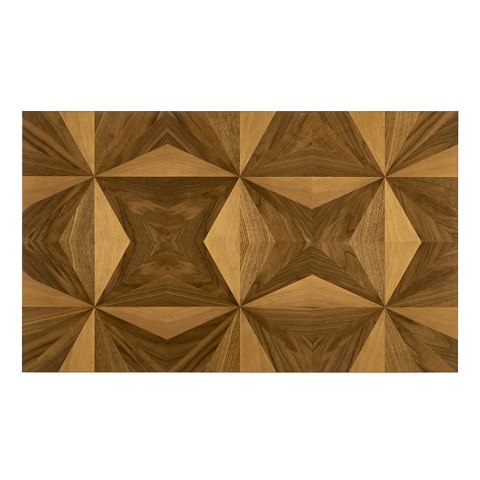 Rectangular Bookmatched Walnut Coffee Table