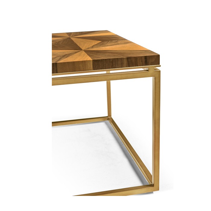 Rectangular Bookmatched Walnut Coffee Table