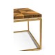 Rectangular Bookmatched Walnut Coffee Table