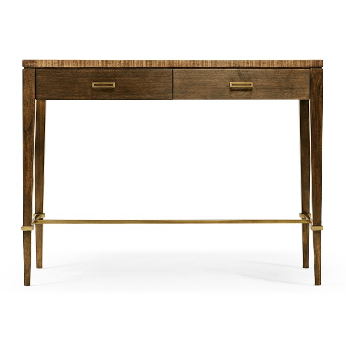 Bookmatched Walnut Console Table