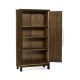 Bookmatched Walnut Storage Cabinet