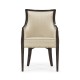 Smoked Grey Eucalyptus Dining Arm Chair