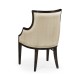 Smoked Grey Eucalyptus Dining Arm Chair