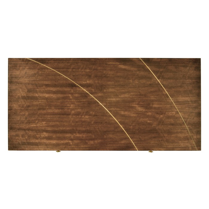 Feather Inlay Chest of Drawers
