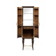 Feather Inlay Drinks Cabinet