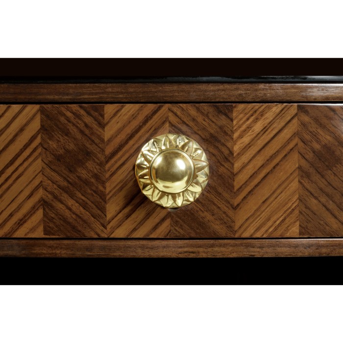 Feather Inlay Drinks Cabinet