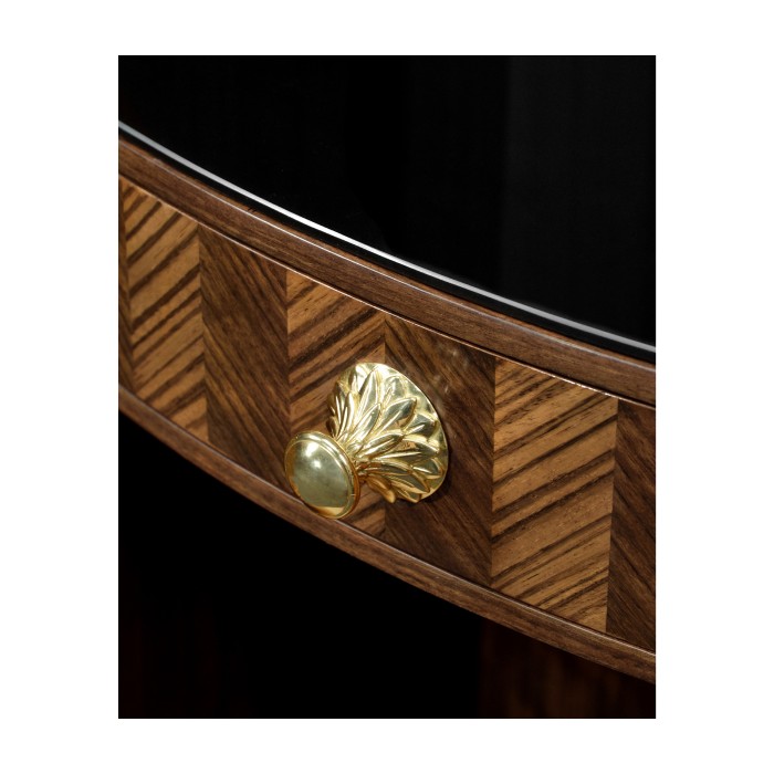 Feather Inlay Drinks Cabinet