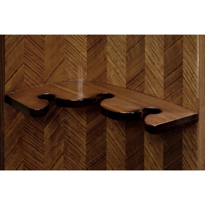 Feather Inlay Drinks Cabinet