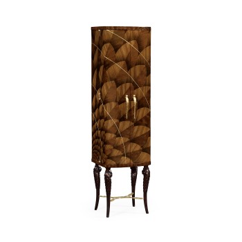 Feather Inlay Drinks Cabinet