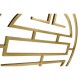 Gilded Oriental Medallion Emperor Red Console Table 