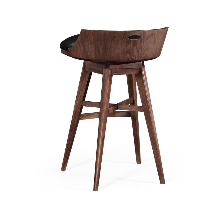 Langkawi Natural Walnut Bar Stool