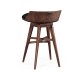 Langkawi Natural Walnut Bar Stool