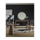 Circular Natural Walnut Dining Table 48