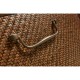 Bergere Brown Rattan Matte Sides & Back Occasional Chair