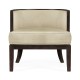 Langkawi Occasional Tub Chair with Rattan Matte Back