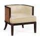 Langkawi Occasional Tub Chair with Rattan Matte Back
