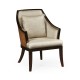 Langkawi Curved Sonokelling & Rattan Occasional Chair