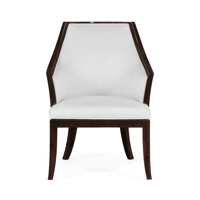 Langkawi Curved Sonokelling & Rattan Occasional Chair