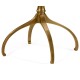 Round Bronze & Glass Side Table