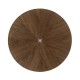 Circular Natural Walnut Bar Table 40