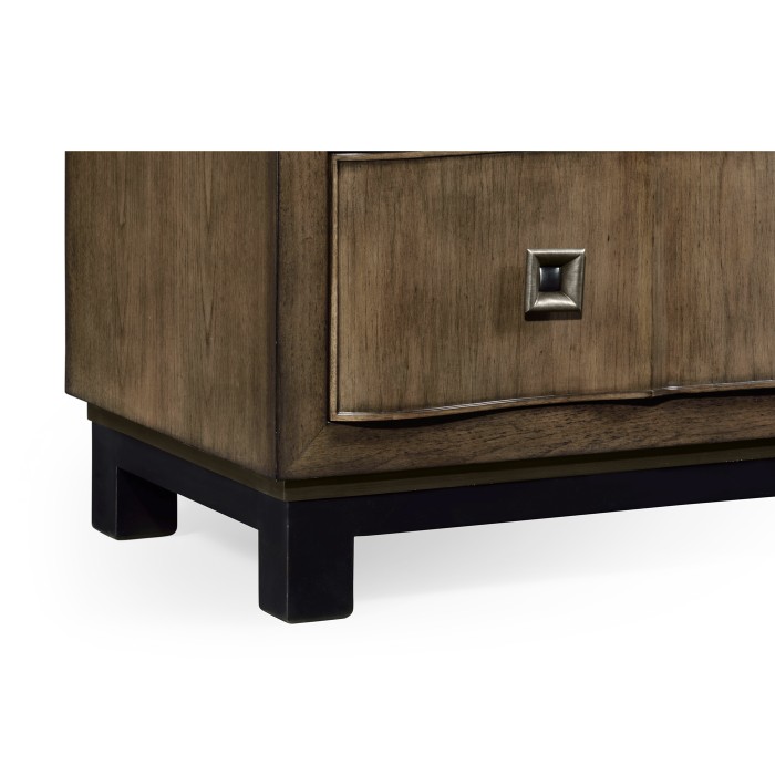 Mocha Brown Chestnut Chest of Drawers