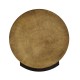 Round Oak with Large Oyster Side Table