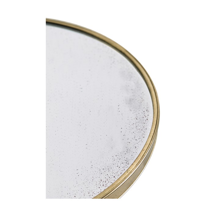 Anitque Brass End Table