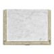 Greyed Oak Nightstand with Marble Top