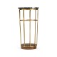 Brass & Marble Round Side Table